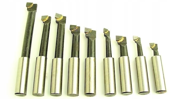 Noże tokarskie nóż do wytaczadła 12mm kpl 9szt