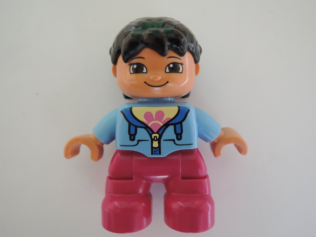 Lego Duplo dziecko dziewczynka warkoczyki