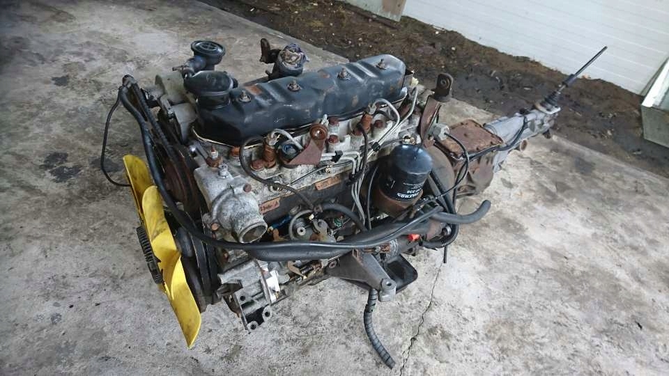 Silnik ze skrzynią Ford Sierra 2.3 diesel 7501903239