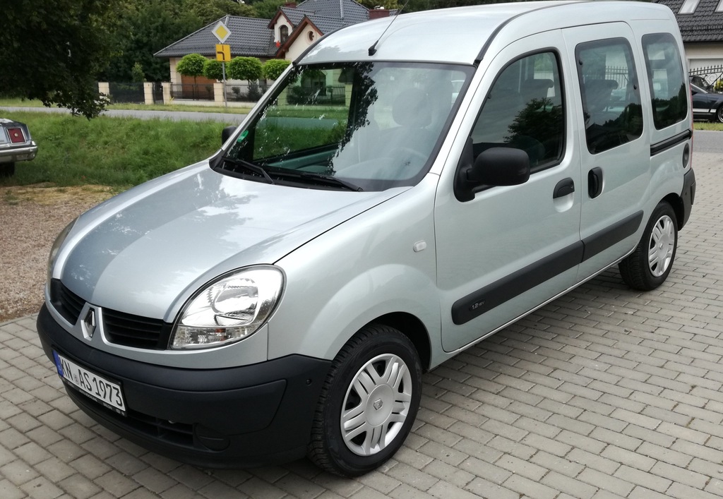 Kangoo 2009r. 1.2 benzyna 75KM, KLIMA, Zadbany 1WŁ