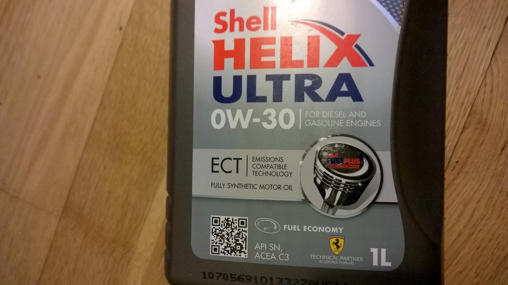 OLEJ SHELL HELIX ULTRA ECT 0W30 (12x1ltr) BMW-LL04 - 6914532977 ...