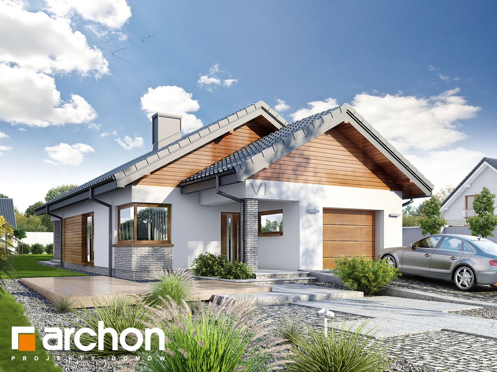 Projekt budowlany domu Dom w Liredach ARCHON