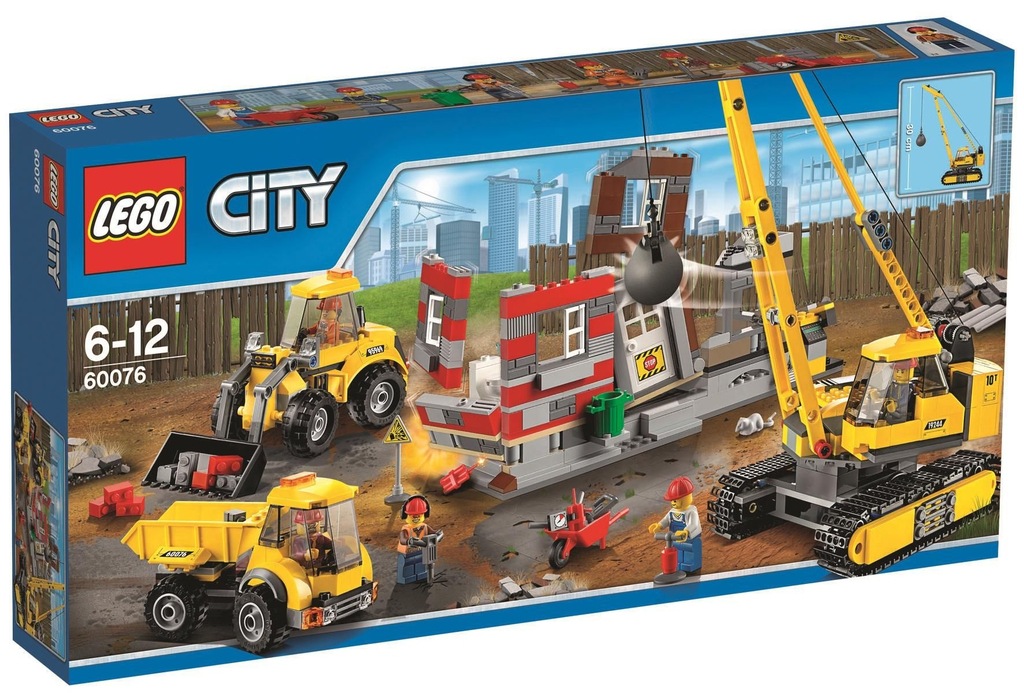 8semka LEGO CITY 60076 WIELKA ROZBIÓRKA WYBURZANIE