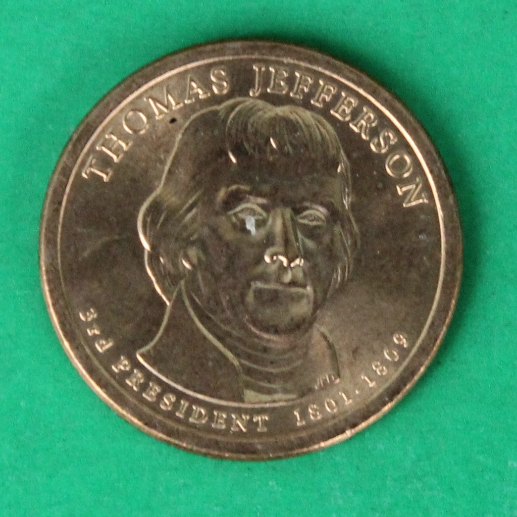 USA  1 DOLLAR 2007 P  THOMAS JEFFERSON