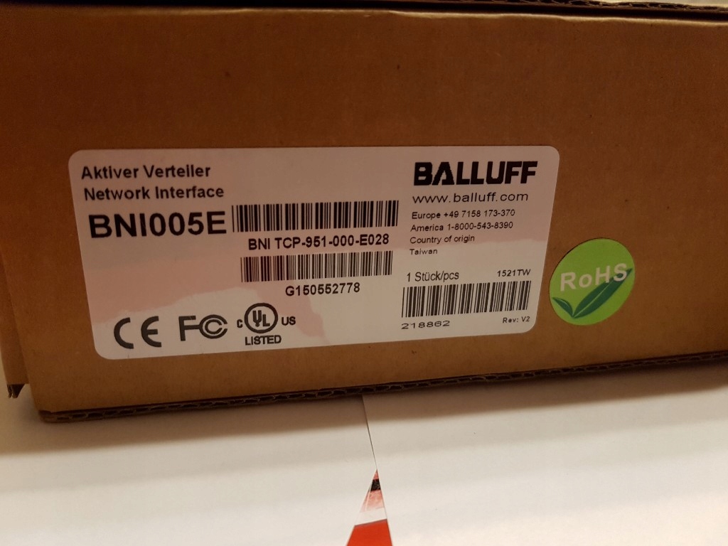 Switch przemysłowy Balluff BNI005H 5 portów