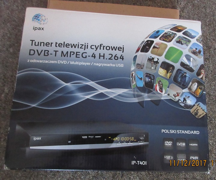 tuner telewizji cyfrowej DVB-T ipax