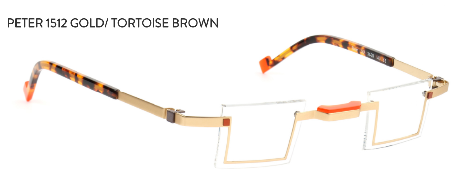 De Stijl holenderskie oprawki męskie lekkie design