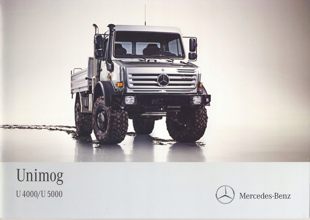 Mercedes Unimog prospekt 2013 polski U4000 U5000