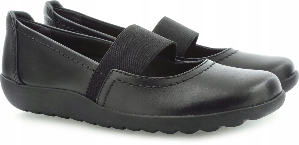 Clarks Medora Ally baleriny czarne skóra 38/23,5cm 7589019184 oficjalne archiwum Allegro