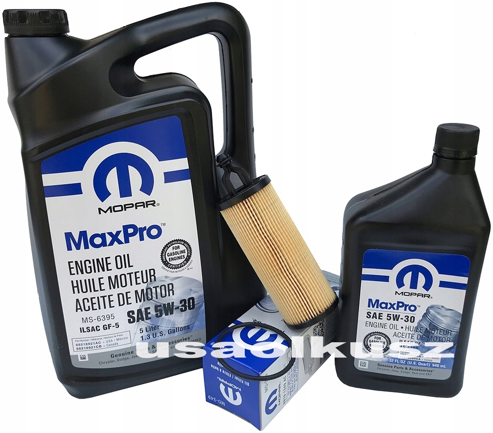 Olej+filtr MOPAR 5W30 Jeep Wrangler 3,6 V6 2014 7491119868