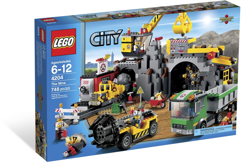 LEGO CITY 4204 KOPALNIA + KATALOG 2018