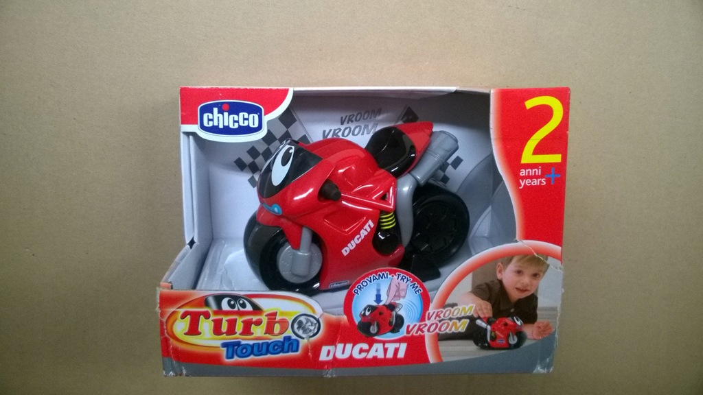 CHICCO Motor Ducati Turbo Touch Czerwony 34478 OUT