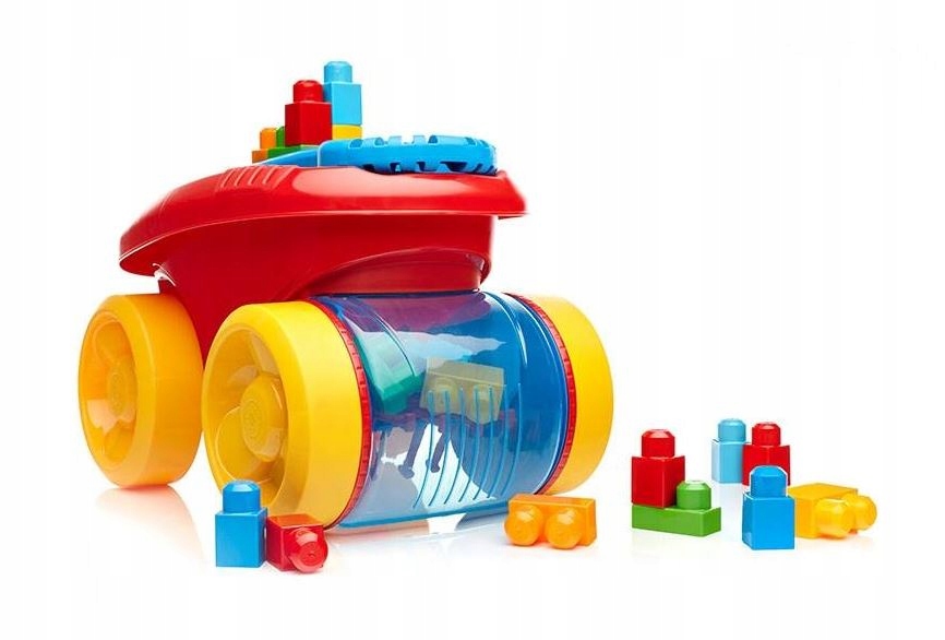 Zbieracz klocków pojazd Mega Bloks CNG23 + klocki 7660175647