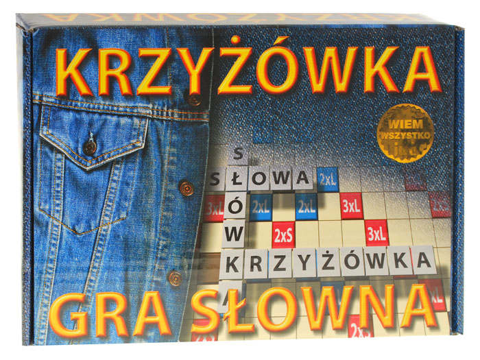 Gra Krzyżówka Planszowa Gra Edukacyjna GR0126 - 6629359810 - Oficjalne ...