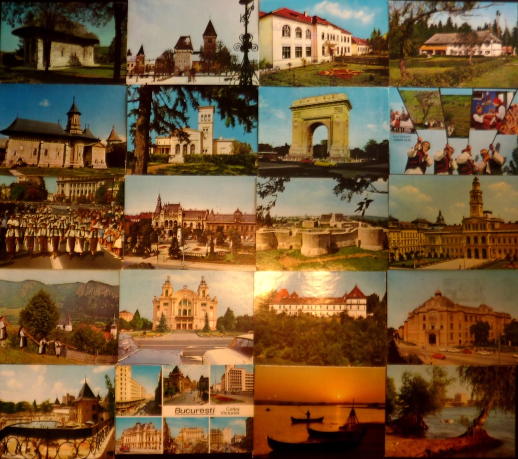 Rumunia - 45 widokówek - pocztówki