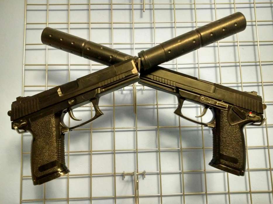 Dwie repliki ASG HK MK23 SOCOM