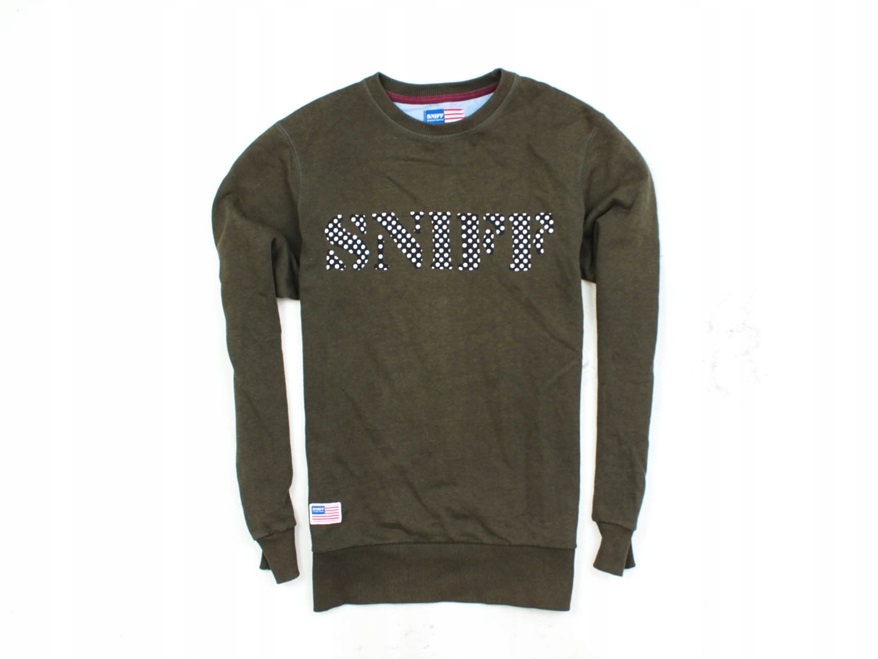 N Sniff Street Supply Bluza Męska Nadruk Khaki r M