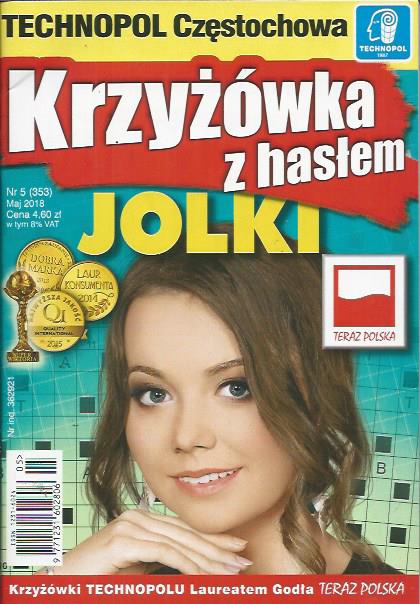 KRZYŻÓWKA Z HASŁEM. JOLKI nr 5/2018 TECHNOPOL