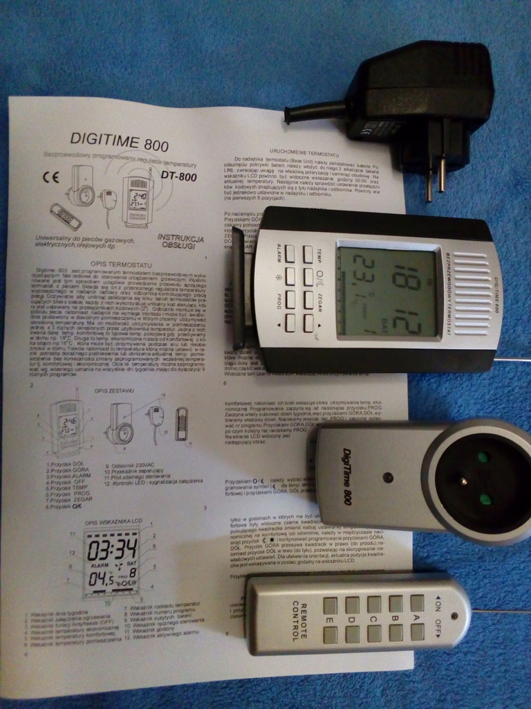 Regulator temperatury DigiTime 800 bezprzewodowy