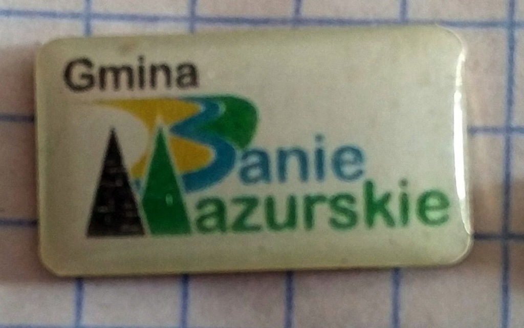 Odznak Herb Gmina Banie Mazurskie okolocznościowa