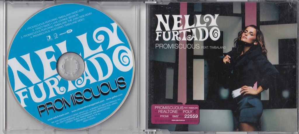 NELLY FURTADO PROMISCUOUS FEAT TIMBALAND SINGIEL