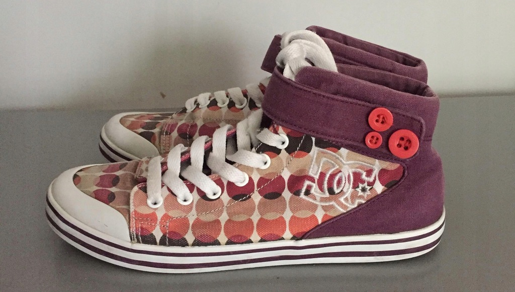 Buty DC shoes oldschool damskie kolorowe skate 37