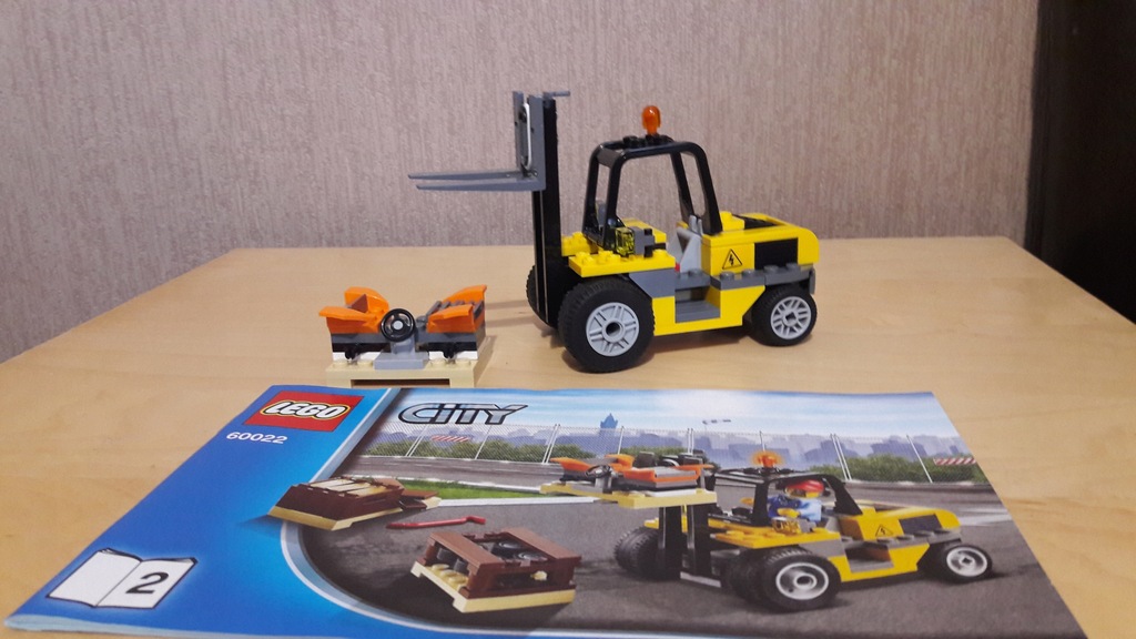 Lego City- Wózek Widłowy+instrukcja