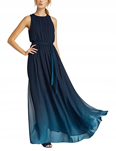 M56 Sukienka damska wyjściowa APART niebieska