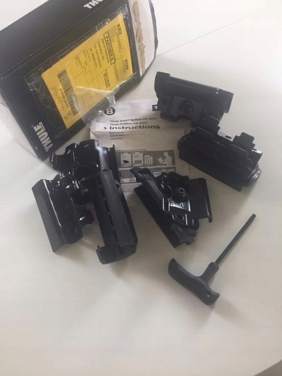 Thule kit 4007 Audi A4 avant 08 do 2016 7492865724 oficjalne