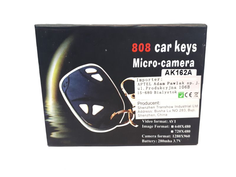 MINI-KAMERA 808 HD CAR KEY MICRO CAMERA