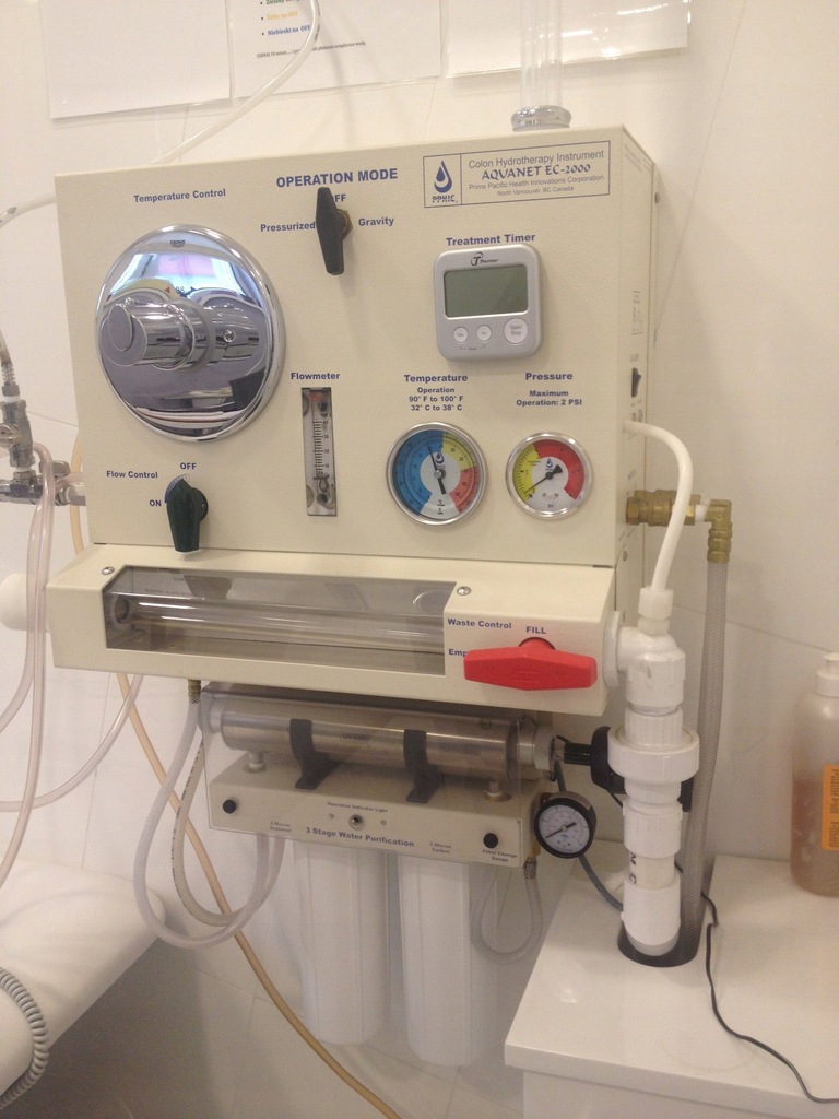Aparat do hydrokolonoterapii AQUANET EC-2000