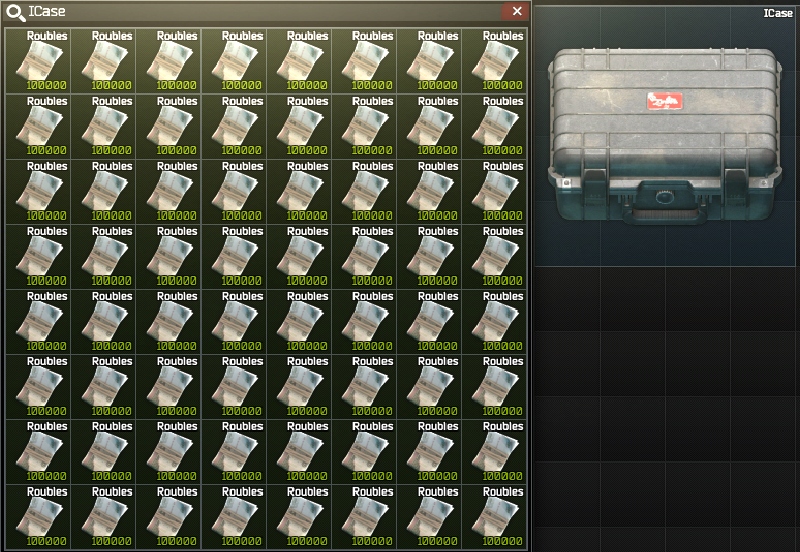 Escape From Tarkov 6,4m rubli + Item case 7453478963 oficjalne