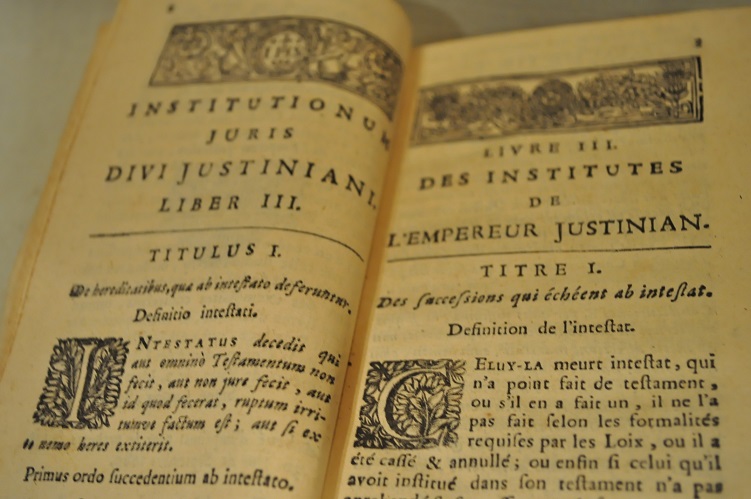 1694 LYON TOM II KODEKS JUSTYNIANA INSTYTUCJE /584 - 7298317783 ...