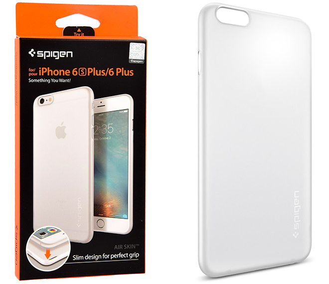 ETUI SPIGEN AIRSKIN SOFT IPHONE 6 / 6S PLUS 0,4 MM