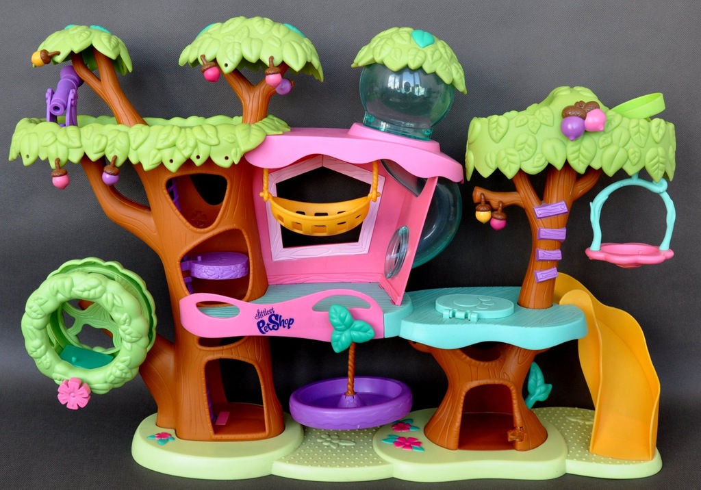 Littlest Pet Shop domek , drzewo LPS