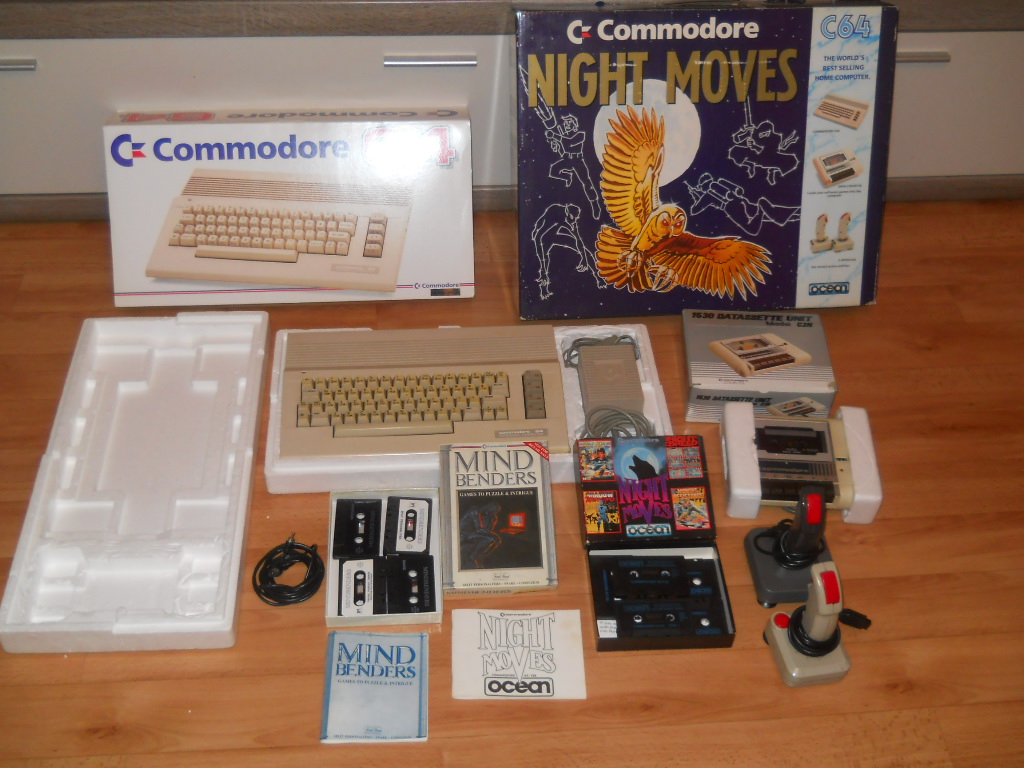 COMMODORE C 64 - PIĘKNY ZESTAW NIGHT MOVES