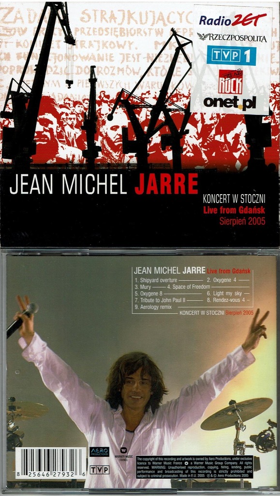 JEAN MICHEL JARRE - Koncert W Stoczni Live Gdańsk