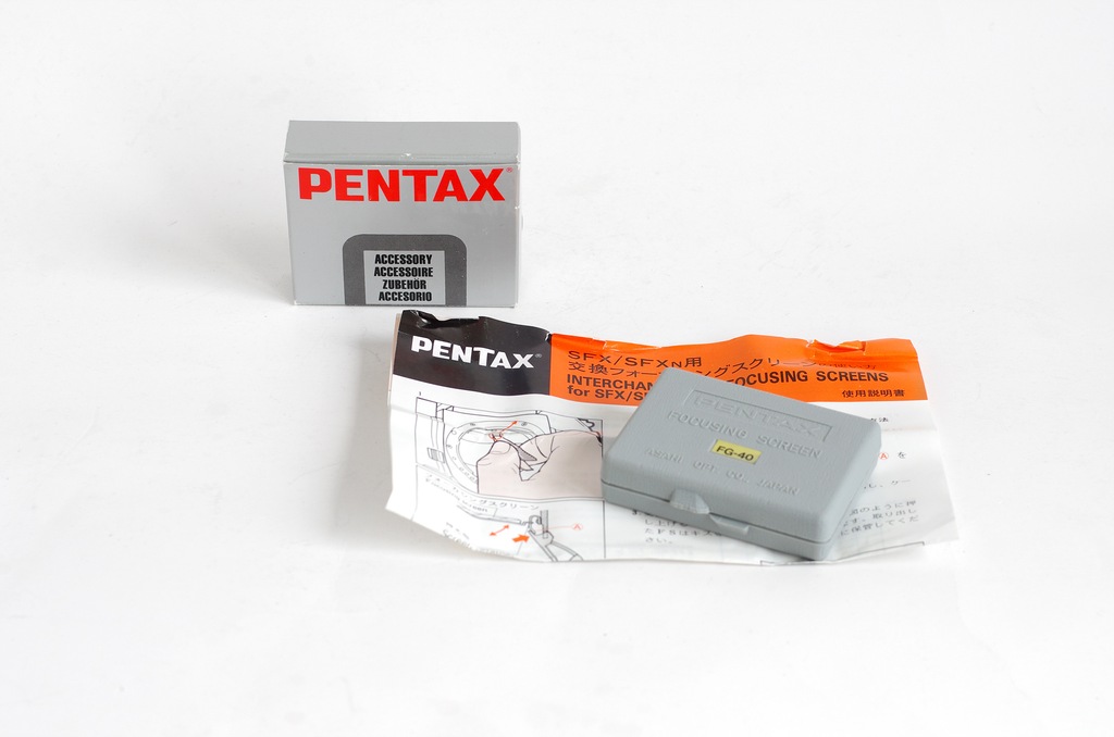 Oryginalna matówka Pentax FG-40 do Pentax SF (1)