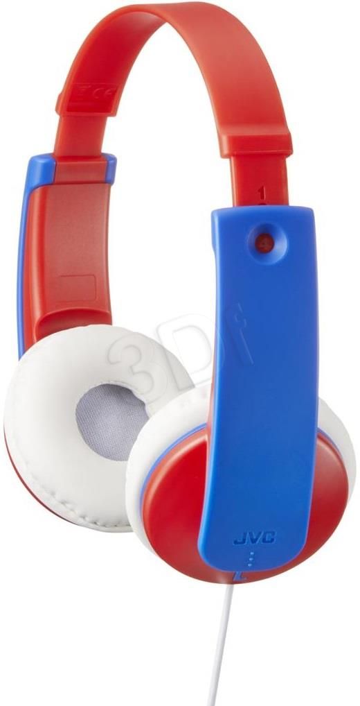 BYD - Słuchawki dla dzieci JVC HA-KD7-R-E czerwo