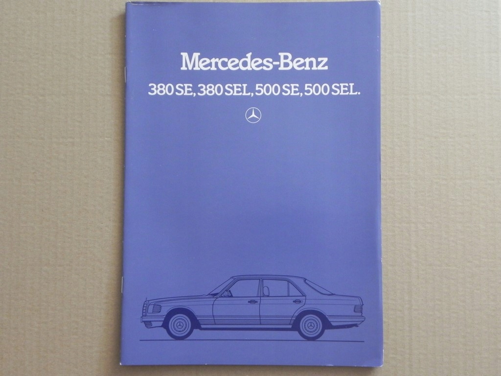 MERCEDES S-KLASSE W126 380 500 SE SEL - 1983 r