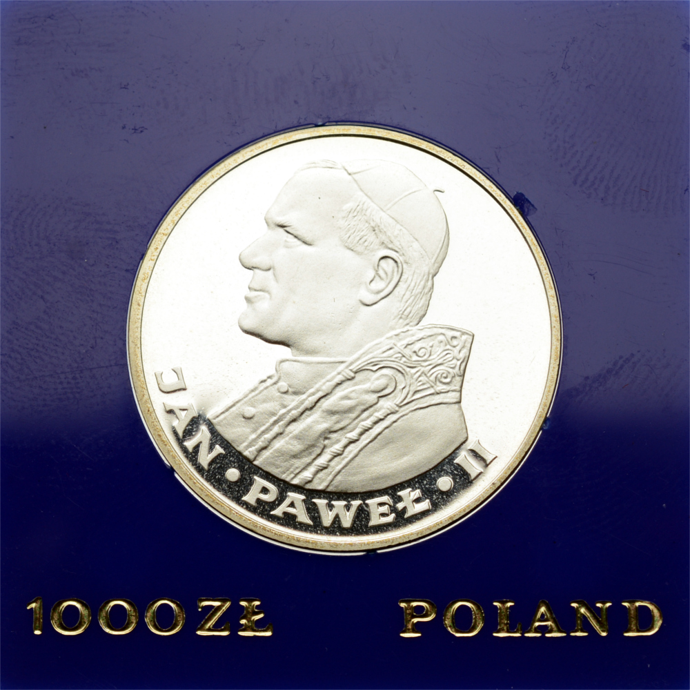 1000 zł 1983 - Jan Paweł II (lustrzanka) - St. L