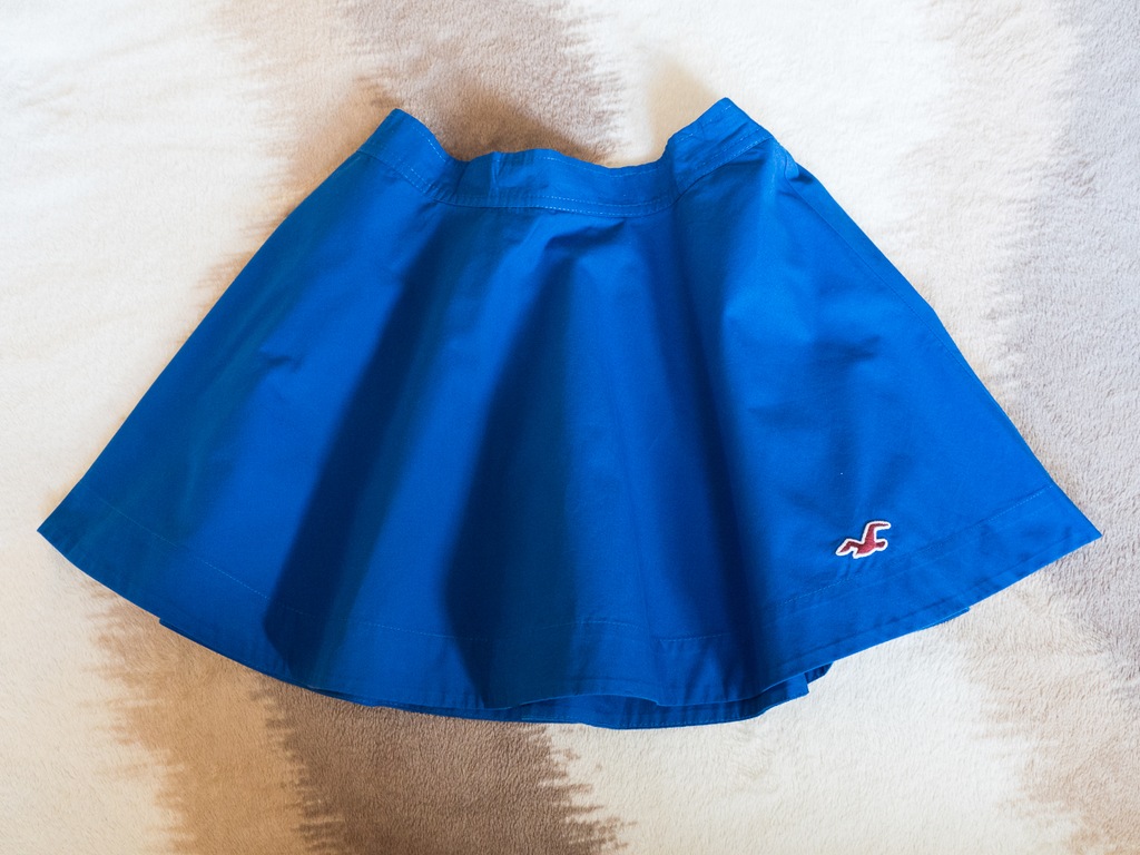 Granatowa mini spódnica Hollister, rozmiar S
