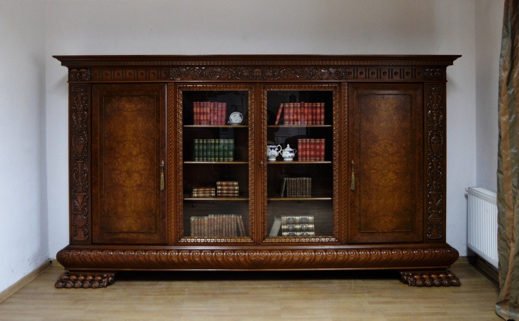 ANTYK MEBEL biblioteka na lwich łapach