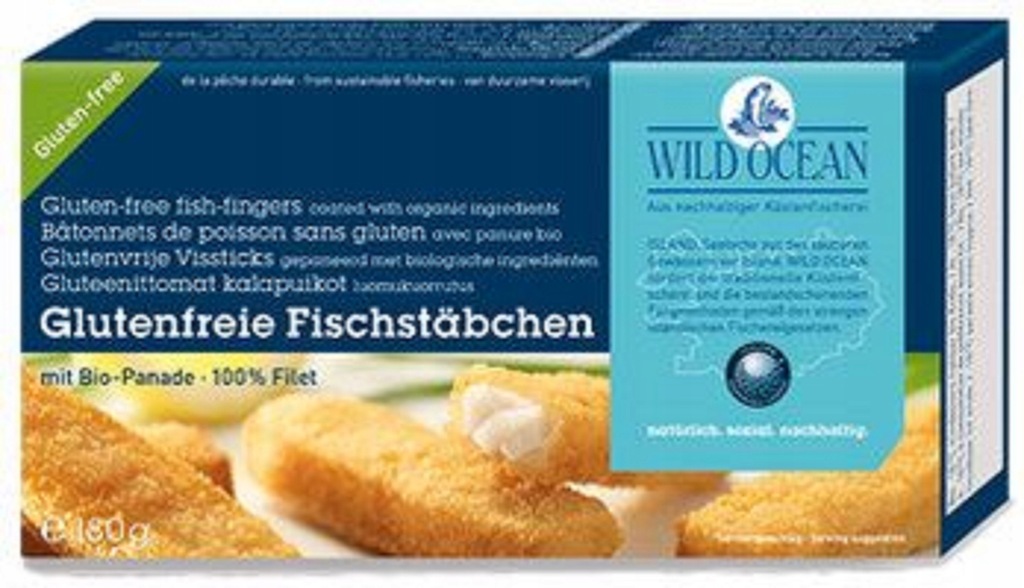 PALUSZKI RYBNE Z DORSZA BEZGLUTENOWE MROŻONE 180 G