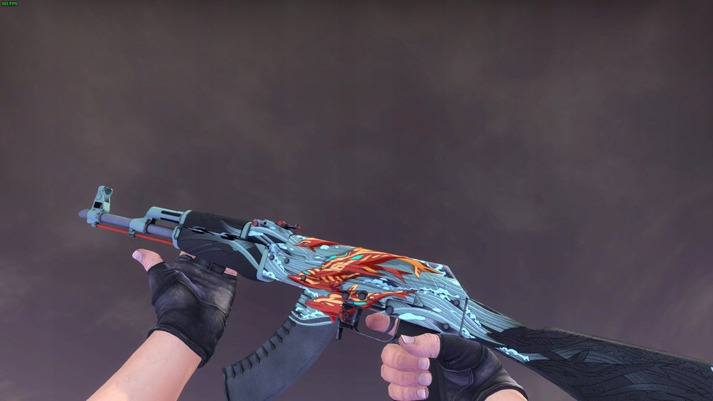 CS:GO Skin Skórka AK-47 Odwet akwamaryny FT 0.17fv