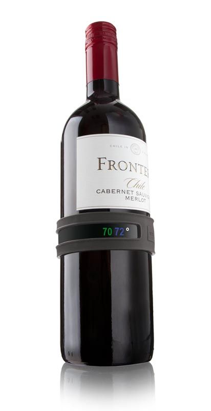 Termometr do wina (szary) Vacu Vin