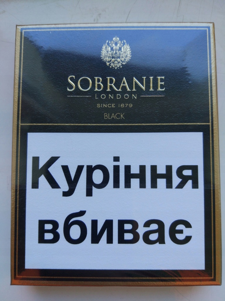 Ekskluzywne papierosy Sobranie Black Russian