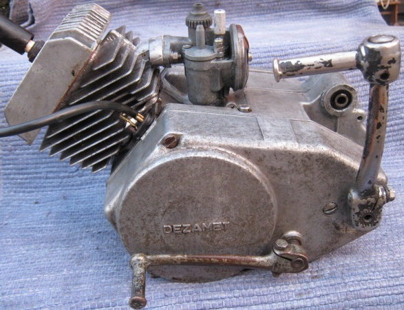 SILNIK KOMAR ROMET MOTORYNKA DEZAMET 017 023 - PRL