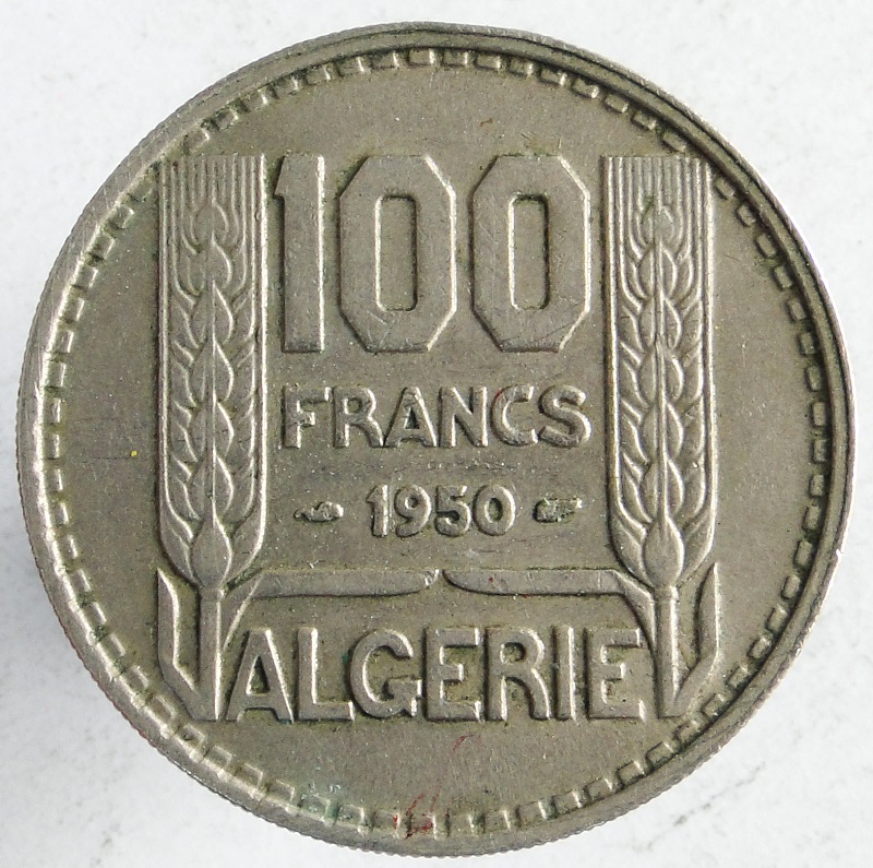 1950 Algieria Kolonia Francuska 100 franków