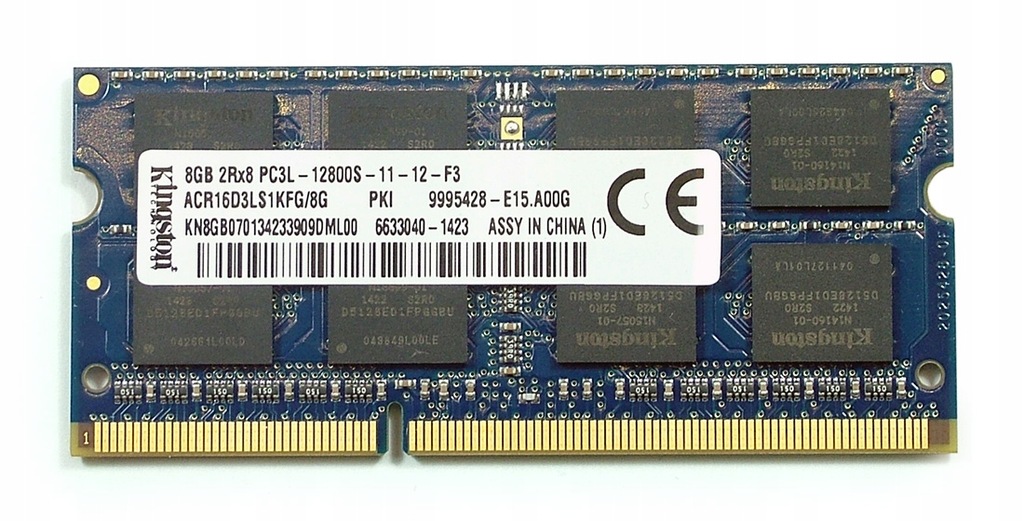 RAM Kingston ACR16D3LS1KFG/8G DDR3 8GB SO-DIMM - 7787744644 - oficjalne ...